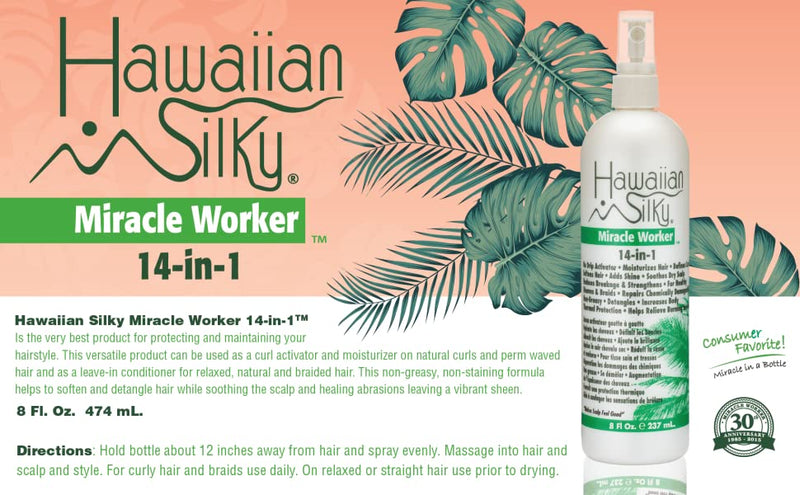 Hawaiian silky 14-in-1 miracle worker, 32 oz.