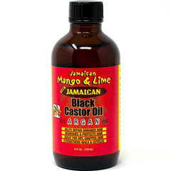 Jamaican Mango & Lime Black Castor Oil with Argan