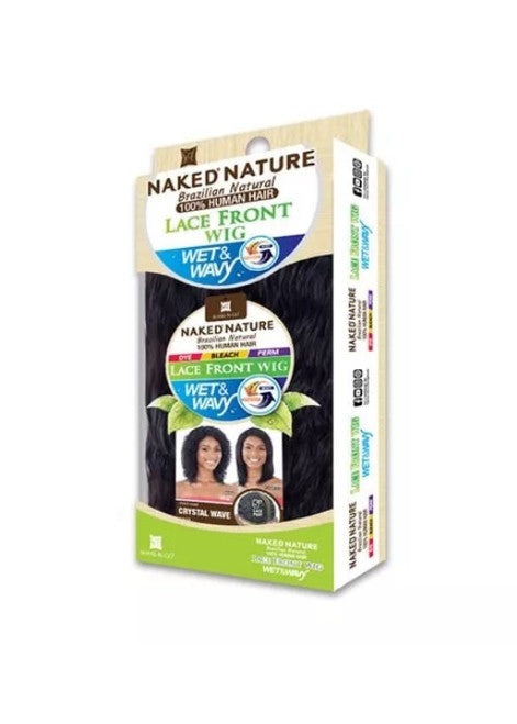 Shake N Go Naked Brazilian Wet & Wavy Human Hair Lace Front Wig - CRYSTAL WAVE