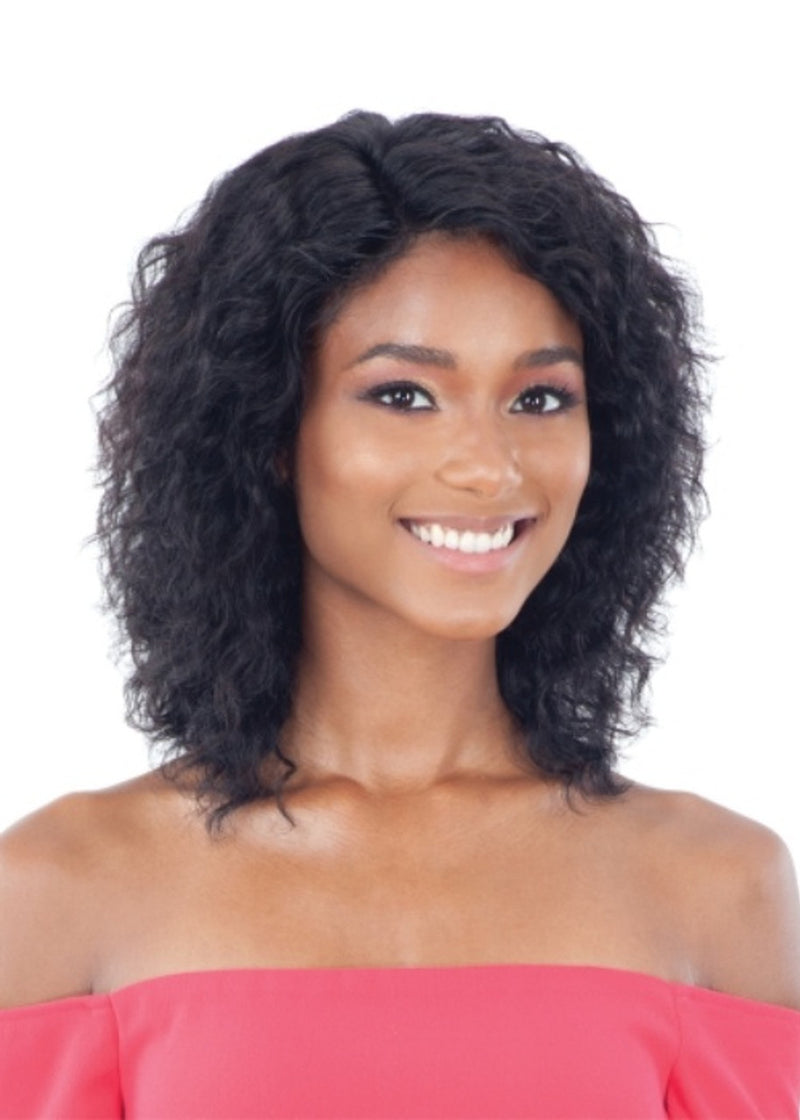 Shake N Go Naked Brazilian Wet & Wavy Human Hair Lace Front Wig - CRYSTAL WAVE