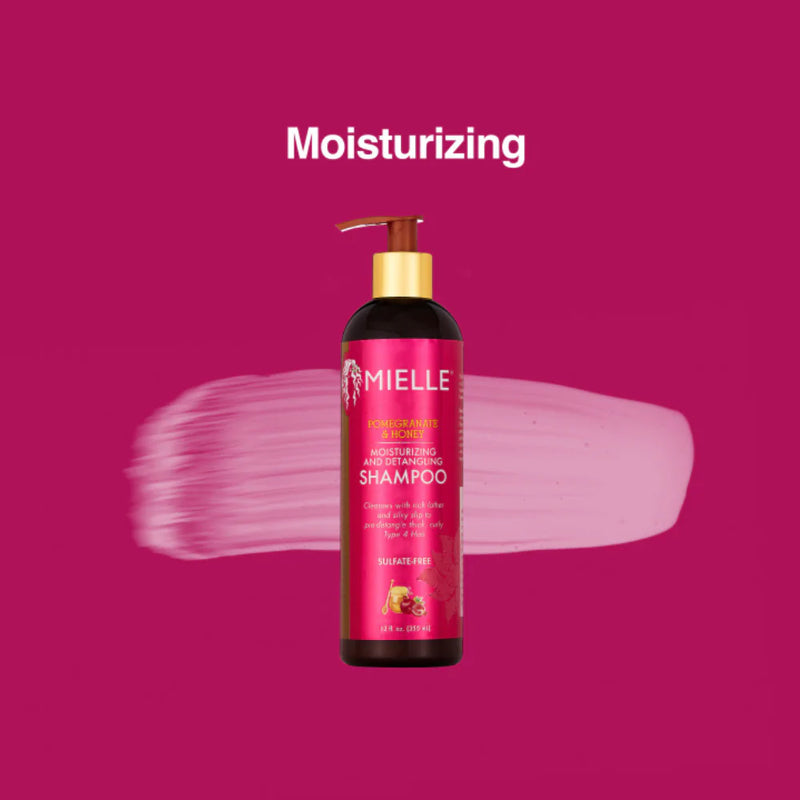 MIELLE Pomegranate & Honey Moisturizing and Detangling Shampoo