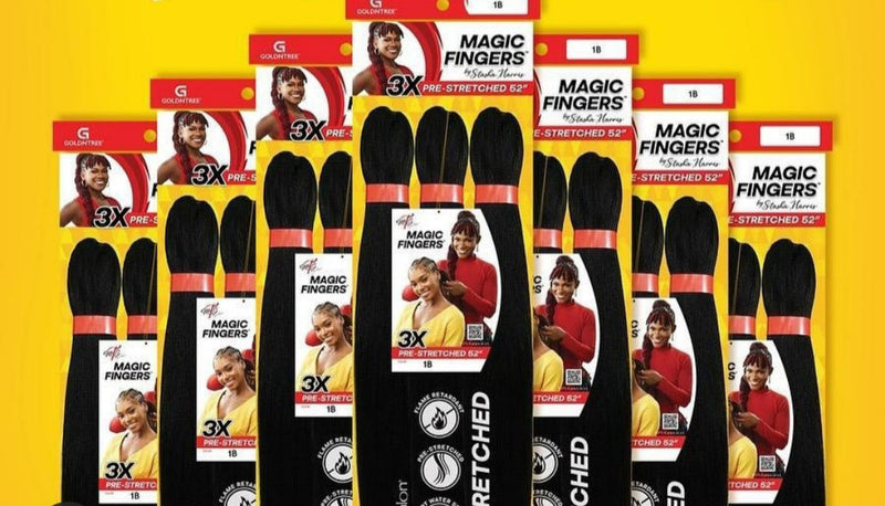 Magic Fingers Red 52 Braiding Hair, Extensions