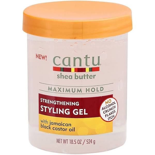 Cantu Styling Gel, Strengthening, Maximum Hold - 18.5 oz