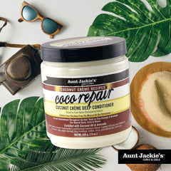 Aunt Jackie's Coconut Creme Coco Repair Coconut Creme Deep Conditioner 15 oz