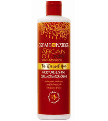 Creme of Nature with Argan Moisture & Shine Curl Activator Creme, 12 oz