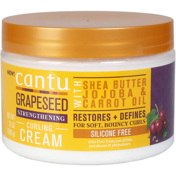 Cantu Grapeseed Strengthening Curling Cream 12 oz